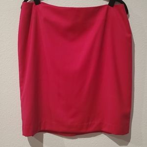 Talbots Pink Wool Pencil Skirt